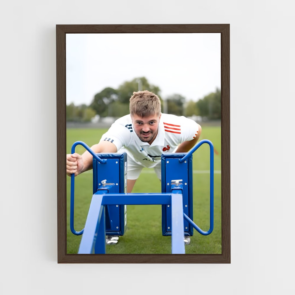 Poster Gregory de alldritt – affiche Rugby (vue 5)